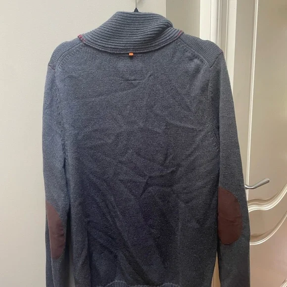 BOSS ORANGE Dark Gray Turtleneck Sweater - Picture 2 of 6